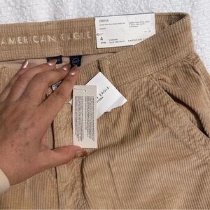 American Eagle Beige Corduroy Pants